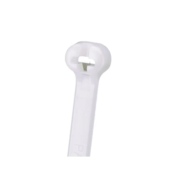 Cable Tie, 21-1/2 in L, 6 in Max Bundle Dia., Natural, Nylon 6/6, 120 lb Strength, 100 PK